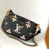 LV高仿女士鏈條肩背包經典Monogram拼色奢華款｜歐美奢侈品精品推薦
