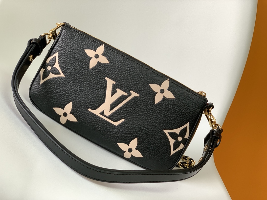 LV高仿女士鏈條肩背包經典Monogram拼色奢華款｜歐美奢侈品精品推薦