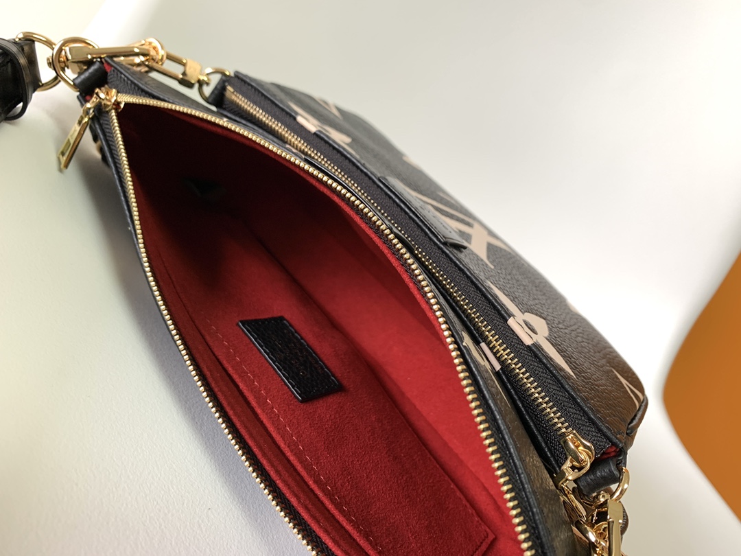 LV高仿女士鏈條肩背包經典Monogram拼色奢華款｜歐美奢侈品精品推薦
