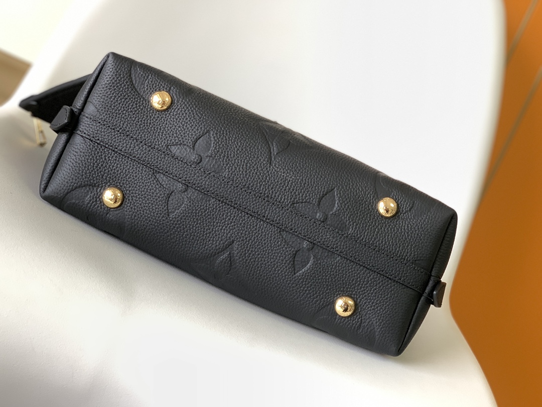 LV高仿女士單肩包Monogram壓紋黑色典雅款｜歐美奢侈品精品推薦