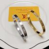 LV高仿男女款手鐲雙色金屬Monogram刻紋經典款｜歐美奢侈品精品推薦