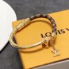 LV高仿女士手環經典老花拼接金屬吊飾優雅百搭｜歐美奢侈品精品推薦