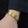 LV原單金色雕刻LV標誌手環簡約奢華設計款｜歐美奢侈品精品推薦