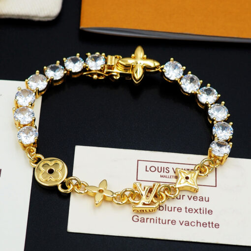 LV一比一仿製滿鑽Monogram經典手鏈