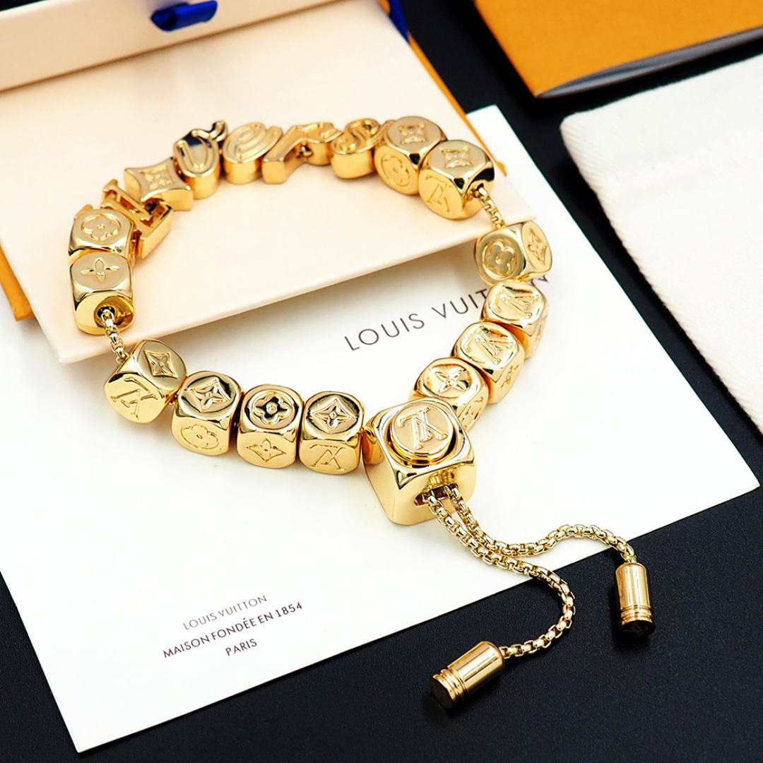 LV一比一仿製滿鑽Monogram經典手鏈｜歐美奢侈品精品推薦