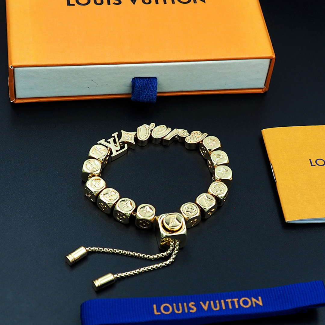 LV一比一仿製滿鑽Monogram經典手鏈｜歐美奢侈品精品推薦