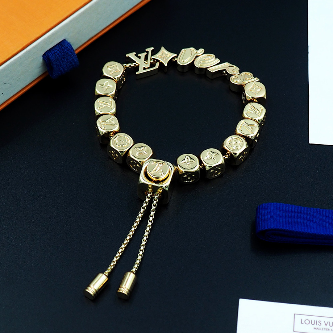 LV一比一仿製滿鑽Monogram經典手鏈｜歐美奢侈品精品推薦