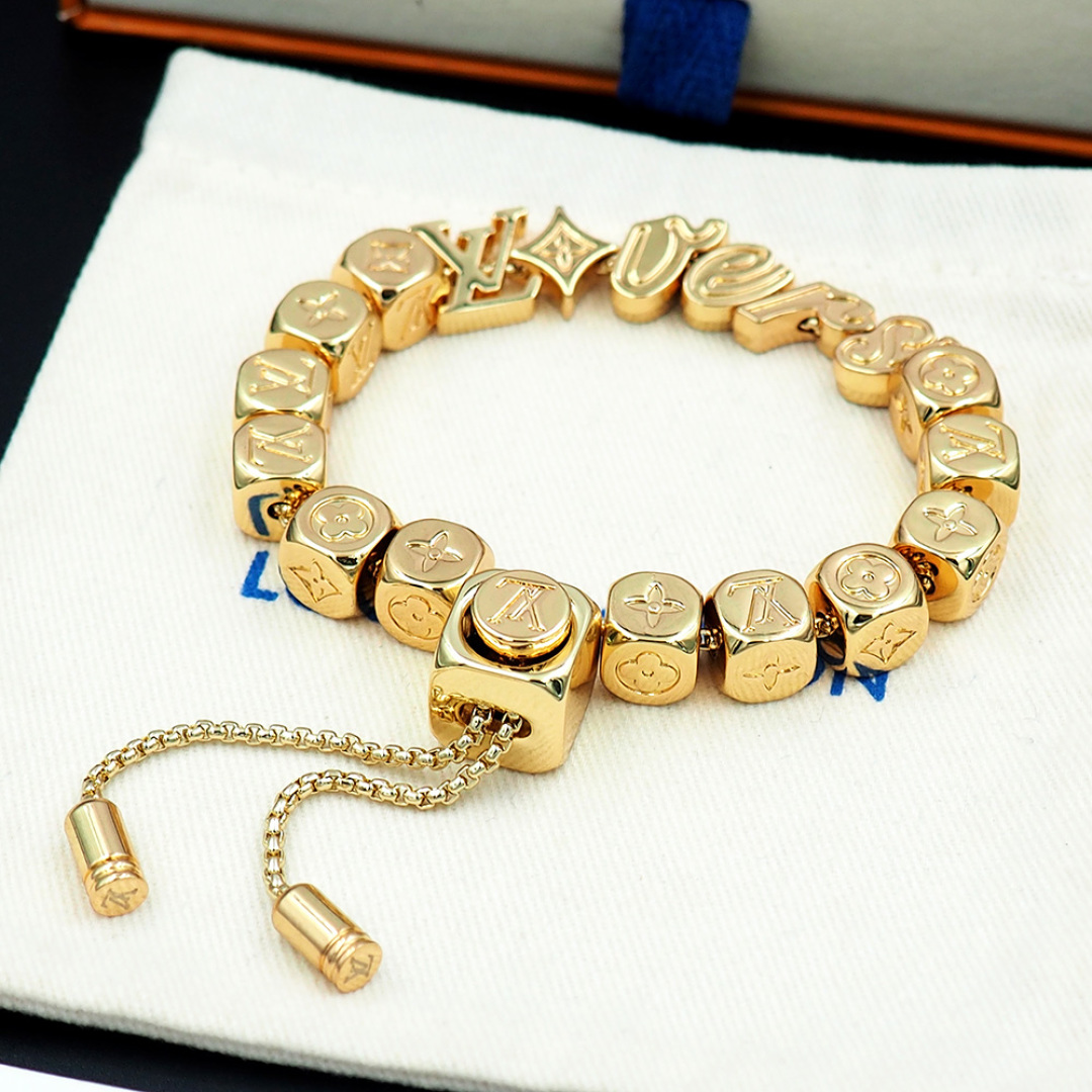 LV一比一仿製滿鑽Monogram經典手鏈｜歐美奢侈品精品推薦