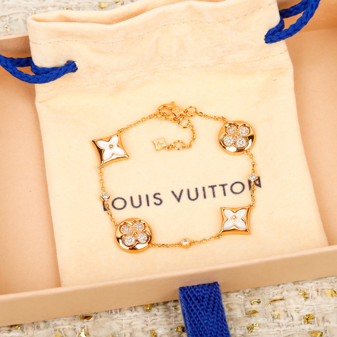 LV A貨女士項鏈金色鎖頭造型潮流百搭款｜歐美奢侈品精品推薦
