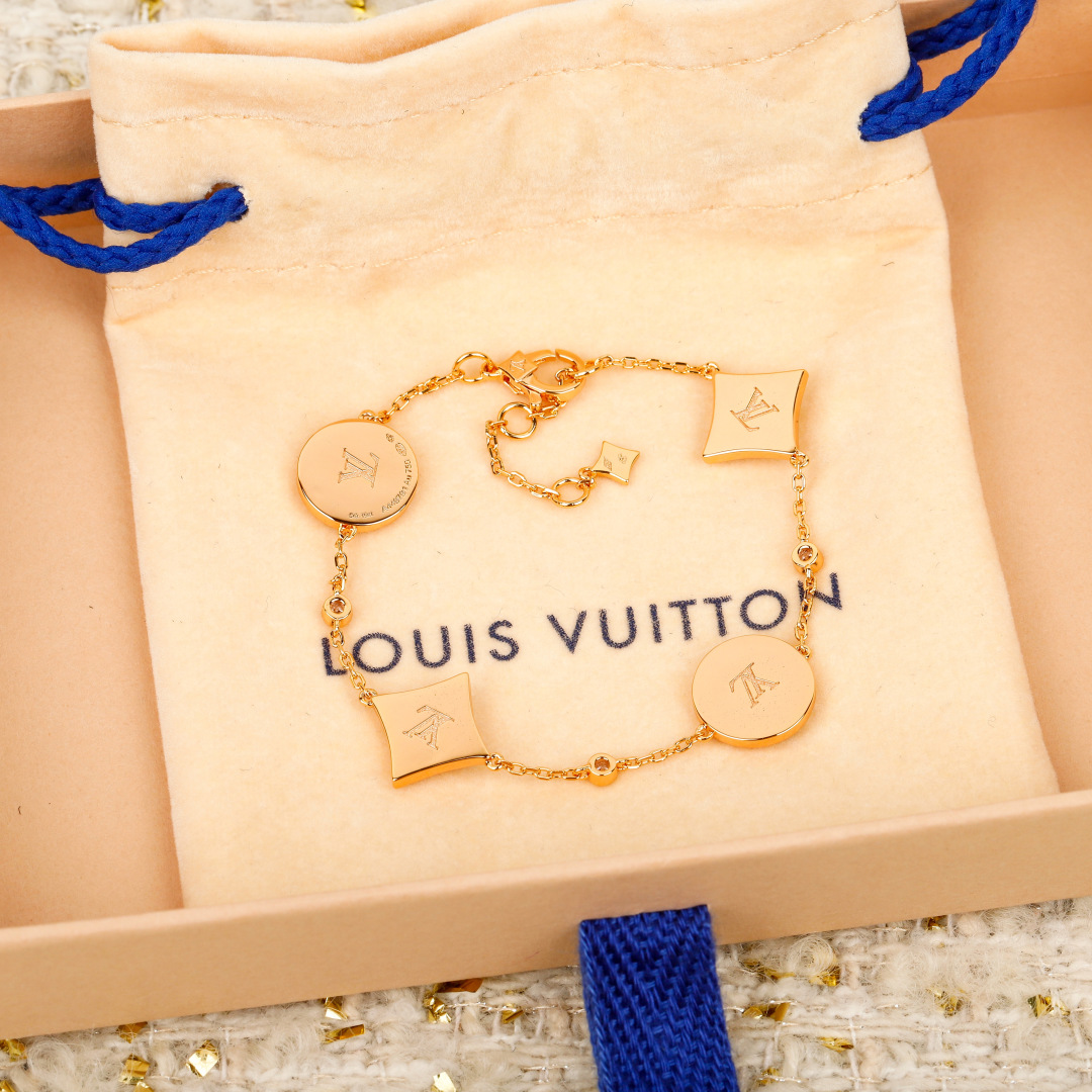 LV A貨女士項鏈金色鎖頭造型潮流百搭款｜歐美奢侈品精品推薦