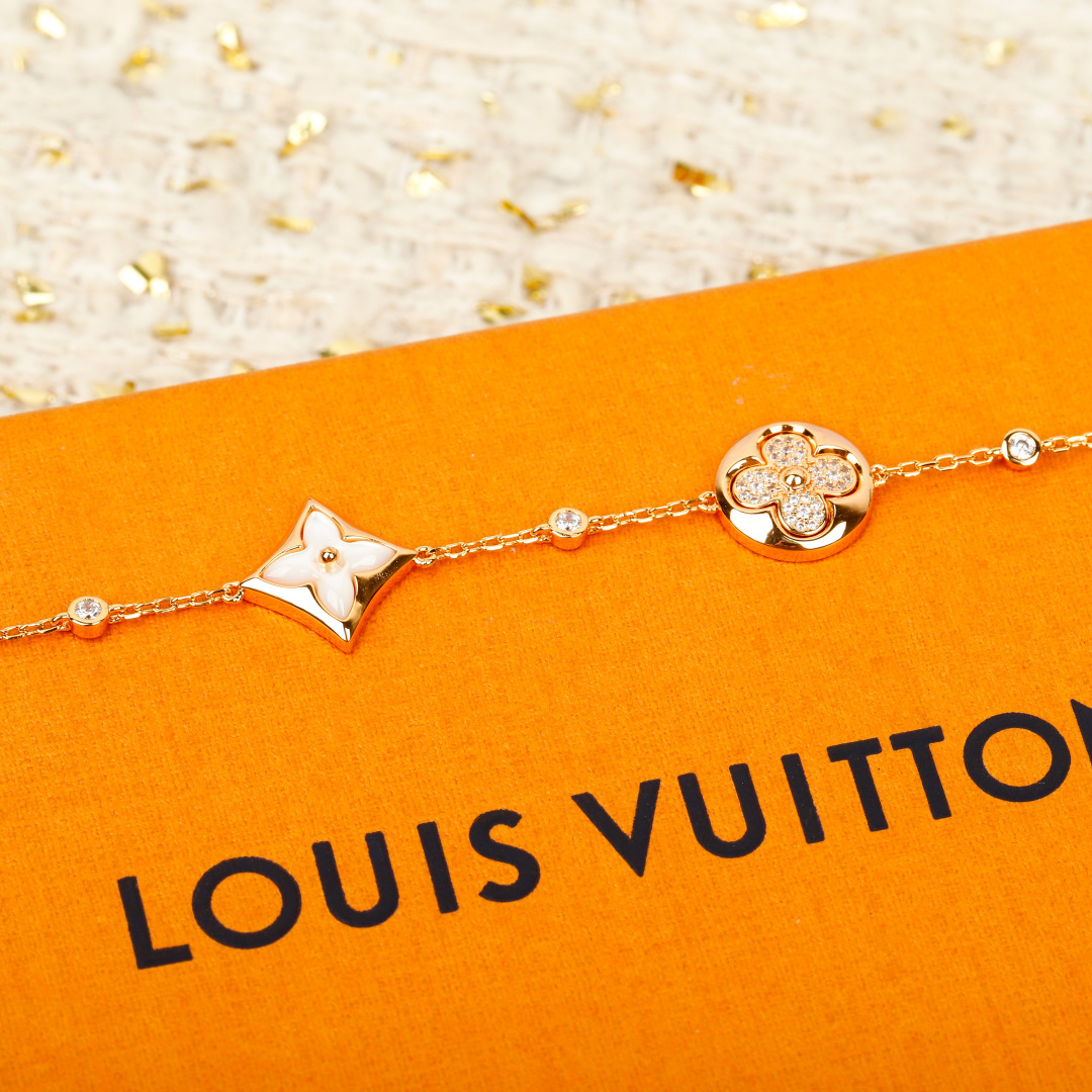 LV A貨女士項鏈金色鎖頭造型潮流百搭款｜歐美奢侈品精品推薦