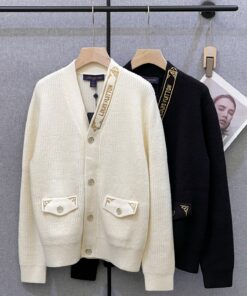 LV 一比一 女士針織開衫 口袋設計 百搭休閒風