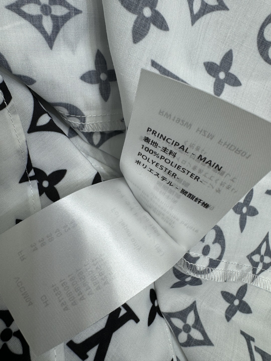 LV精品仿製滿版Monogram襯衫白底黑紋設計感輕薄舒適百搭單品｜歐美奢侈品精品推薦