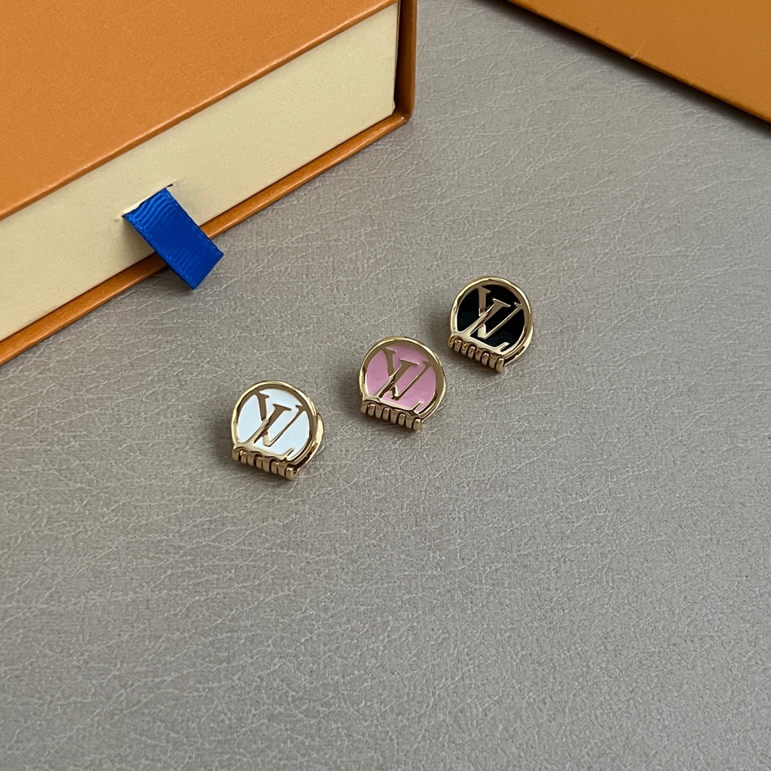 LV高仿女士耳環金色Monogram花卉耳钉精品款｜歐美奢侈品精品推薦