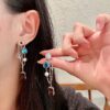 LV一比一女士多彩寶石珍珠長鍊耳環優雅時尚百搭款｜歐美奢侈品精品推薦
