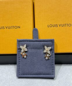 LVA貨仿製Monogram花朵垂墜耳環