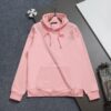 LV高仿女款連帽衛衣粉色刺繡設計海鷗元素休閒簡約風｜歐美奢侈品精品推薦
