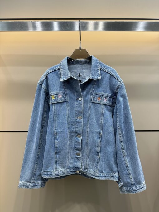 LV高仿男女款牛仔外套時尚百搭設計感單品
