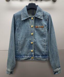 LV一比一復古牛仔外套女百搭休閒短款