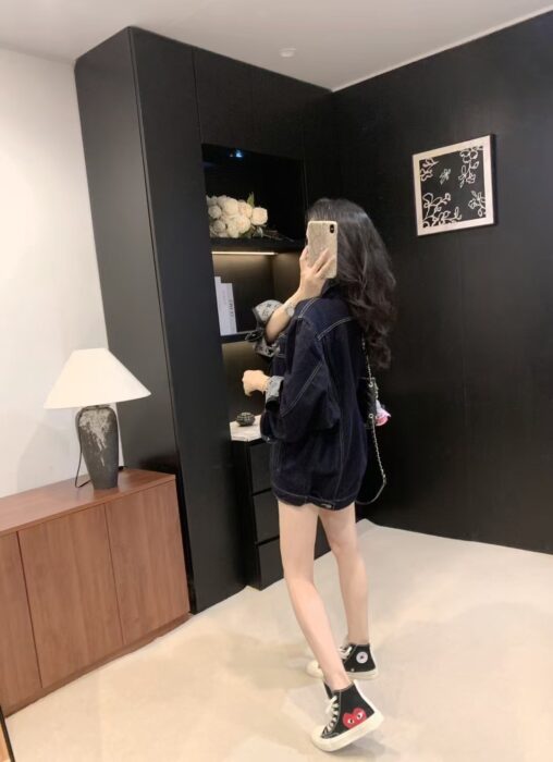 LV 一比一深色牛仔外套 女士休閒寬鬆百搭款｜歐美奢侈品精品推薦