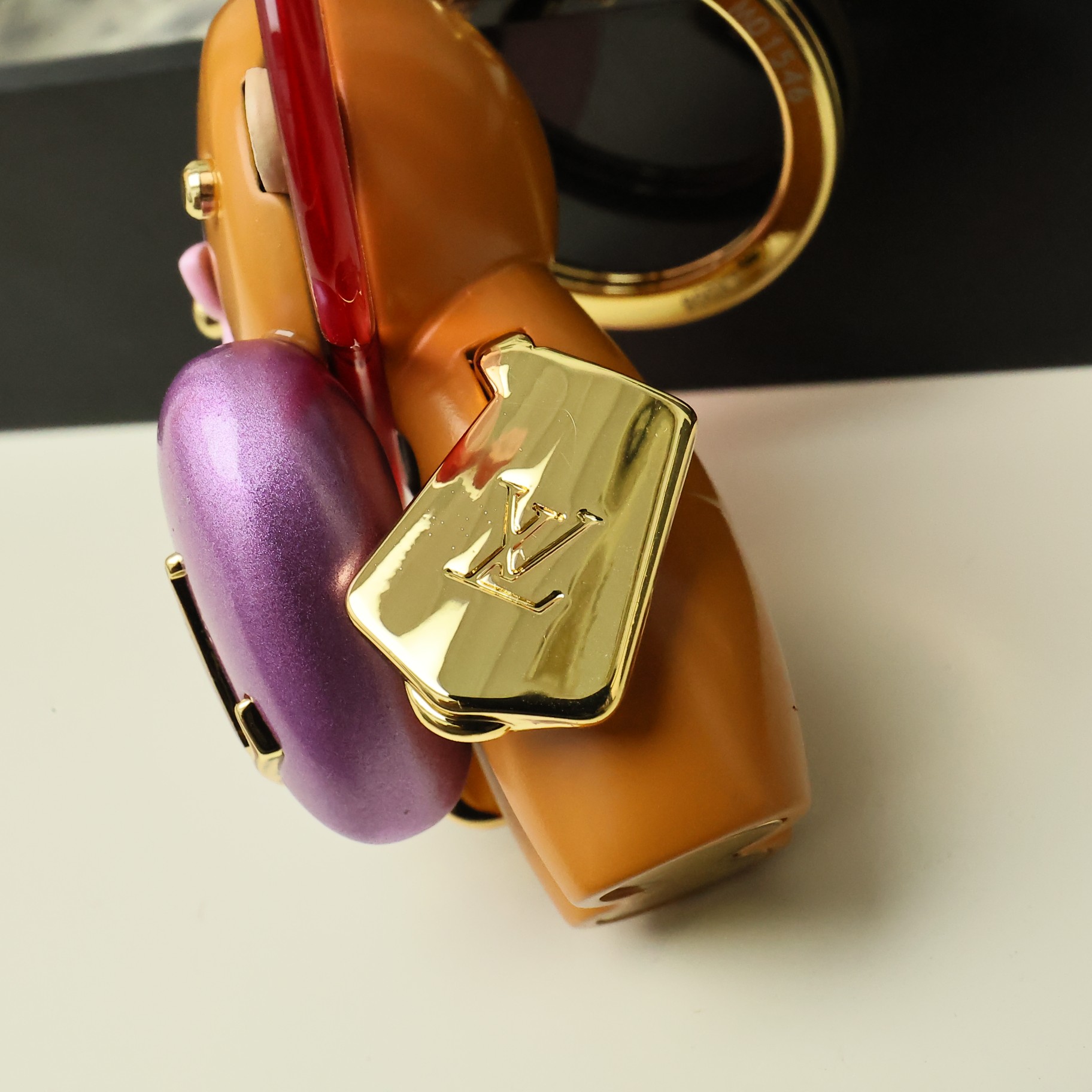 LV一比一裝飾鑰匙扣Monogram心形掛飾限量設計款｜歐美奢侈品精品推薦