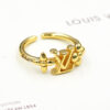 LV Monogram金色開口戒指 時尚百搭精緻設計｜歐美奢侈品精品推薦