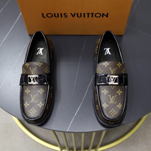 Louis Vuitton A貨拼接老花運動鞋 厚底透氣百搭街頭款