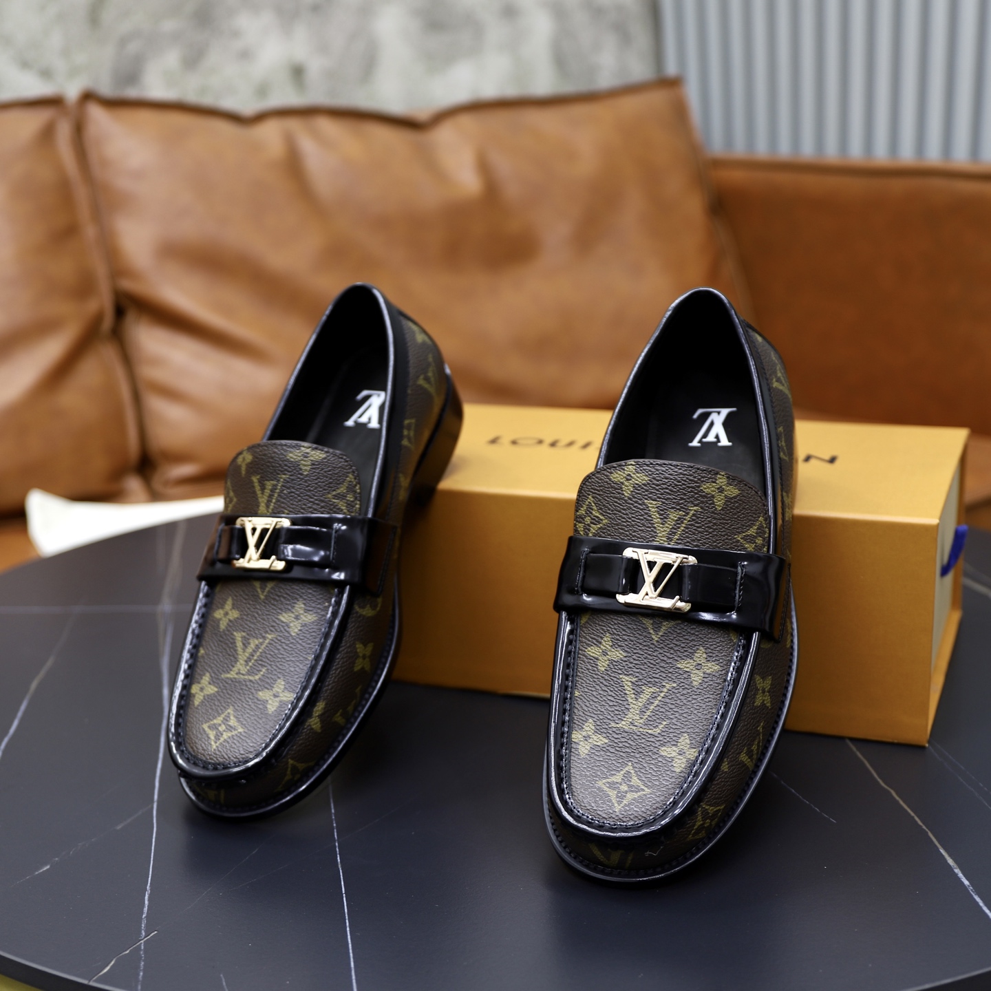 Louis Vuitton A貨拼接老花運動鞋 厚底透氣百搭街頭款｜歐美奢侈品精品推薦