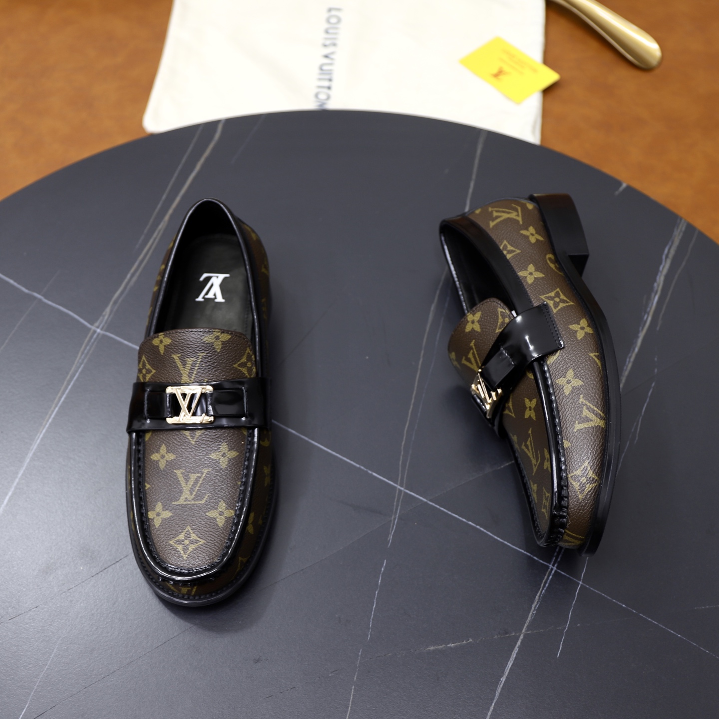 Louis Vuitton A貨拼接老花運動鞋 厚底透氣百搭街頭款｜歐美奢侈品精品推薦
