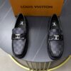 Louis Vuitton 高仿深灰老花運動鞋 厚底拼接百搭休閒款｜歐美奢侈品精品推薦
