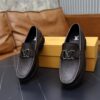 LV A貨咖啡色樂福鞋大Logo飾釦男鞋通勤百搭款式｜歐美奢侈品精品推薦