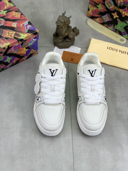 LV一比一男款黑色經典球鞋 低筒百搭設計復刻版