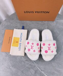 LV高仿毛毛拖鞋女款溫暖舒適冬季必備