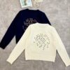 LV一比一女士彩色Monogram圓形刺繡針織毛衣清新百搭款｜歐美奢侈品精品推薦