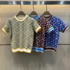 LV 一比一短袖針織上衣 灰黃配色經典款｜歐美奢侈品精品推薦