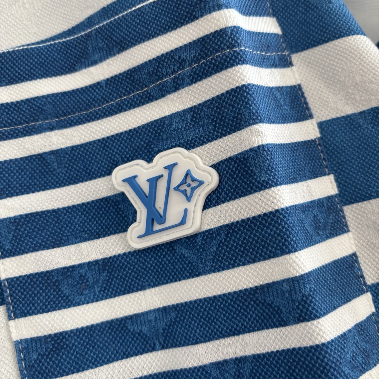 LV原單男士條紋POLO衫 夏日百搭短袖上衣 清爽時尚款｜歐美奢侈品精品推薦