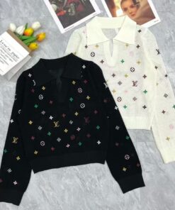 LV高仿女士針織上衣時尚百搭設計師風格