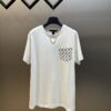 LV A貨男士T恤 簡約白色口袋設計 休閒百搭款 夏日輕盈上衣｜歐美奢侈品精品推薦