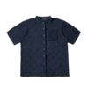 LV 一比一男士短袖襯衫 深藍格紋口袋款 夏季休閒精品｜歐美奢侈品精品推薦