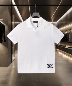 LV 高仿男士短袖 Polo 上衣簡約百搭法式風格