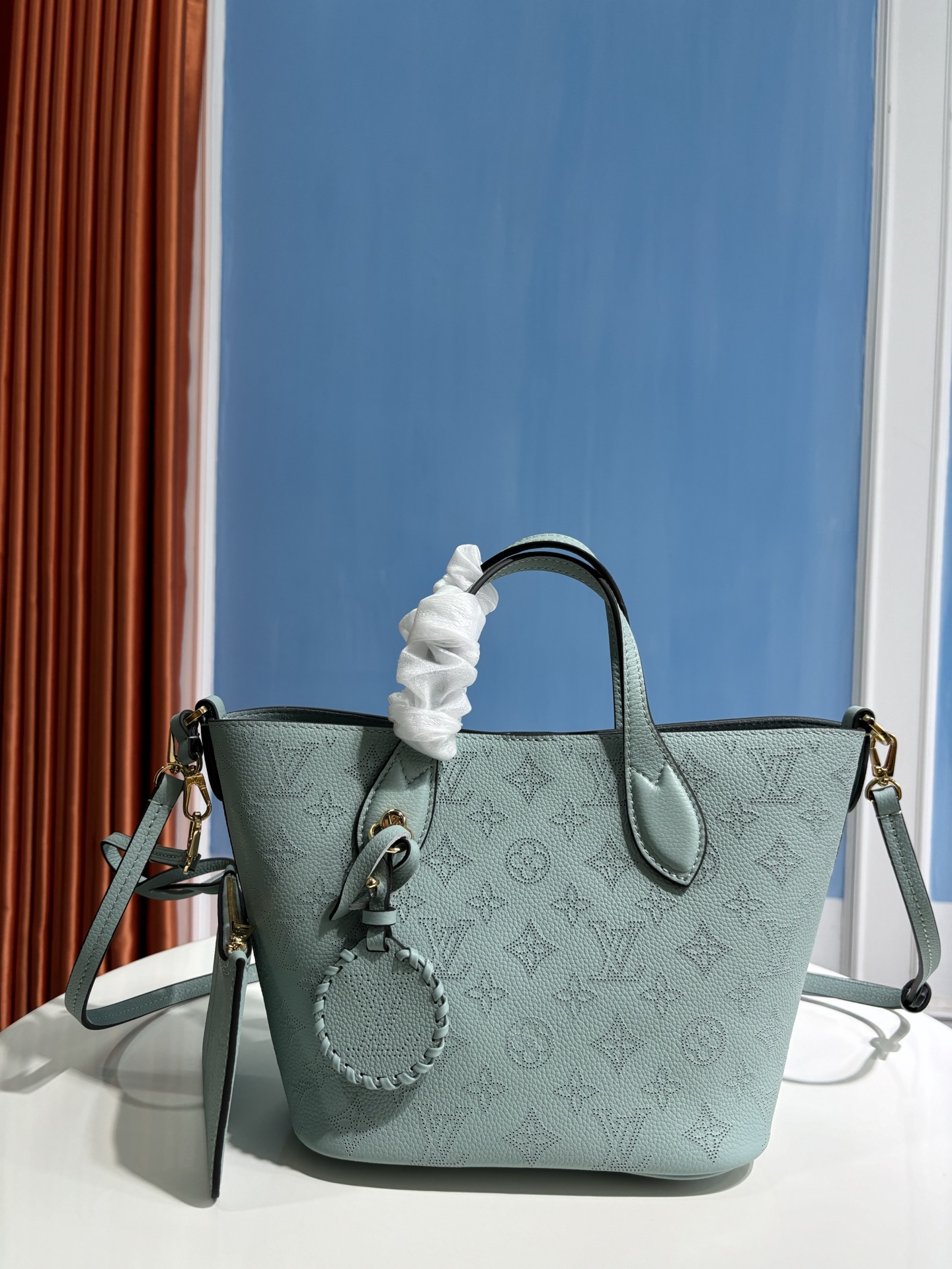 LV 高仿 淡藍色Monogram 小號托特包 清新百搭款｜歐美奢侈品精品推薦