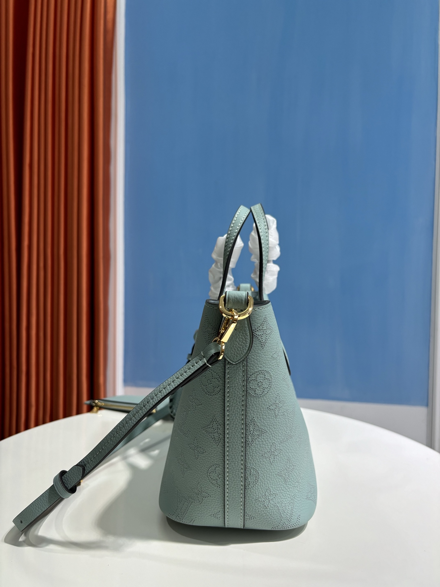 LV 高仿 淡藍色Monogram 小號托特包 清新百搭款｜歐美奢侈品精品推薦