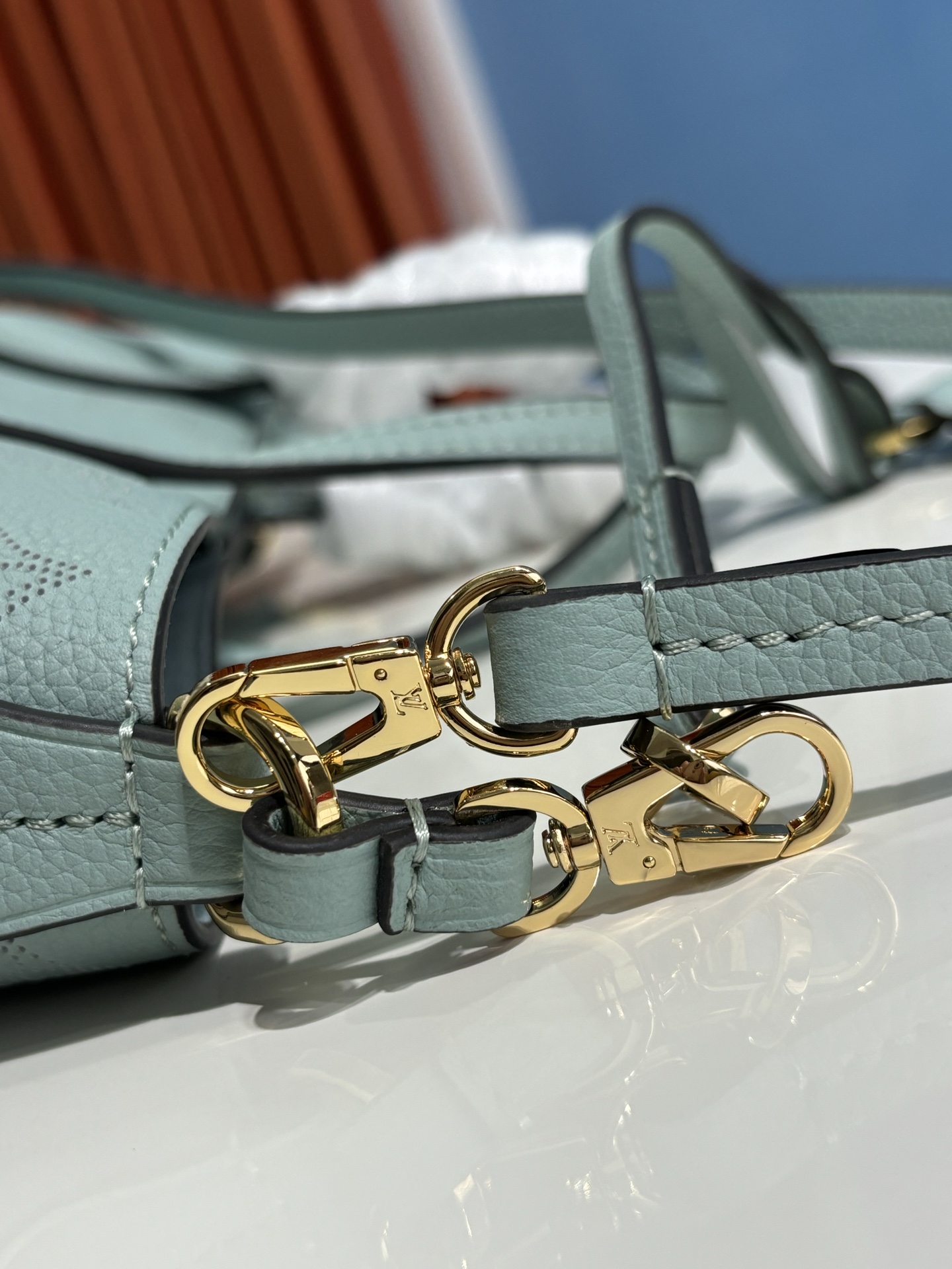 LV 高仿 淡藍色Monogram 小號托特包 清新百搭款｜歐美奢侈品精品推薦