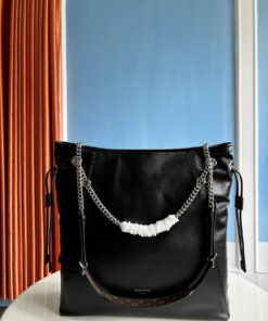 LV 一比一 黑色鏈條托特包 時尚百搭大容量