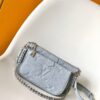LV 一比一 Capucines MM 藍灰漸層小牛皮手提包 雅致百搭｜歐美奢侈品精品推薦