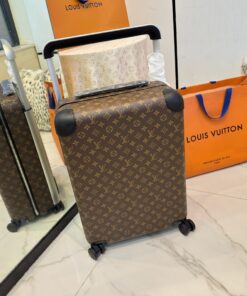 LV 一比一 經典花紋旅行箱 便捷拉桿設計