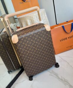 LV 高仿 金色角邊旅行箱 耐磨滾輪設計