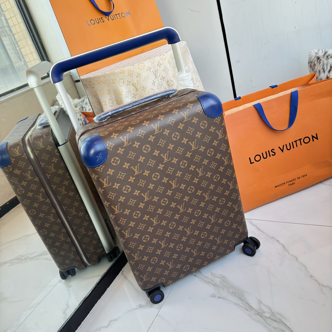 LV 原單 藍色細節旅行箱 專櫃質感再現|超A仿原單精品圖片 6 LV 原單 藍色細節旅行箱 專櫃質感再現|歐美奢侈品精品推薦