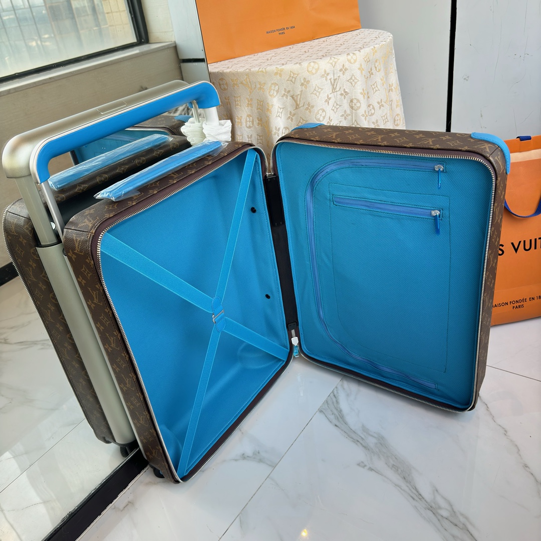 LV 高仿 天藍手把旅行箱 活潑設計 出行首選|超A仿原單精品圖片 8 LV 高仿 天藍手把旅行箱 活潑設計 出行首選|歐美奢侈品精品推薦