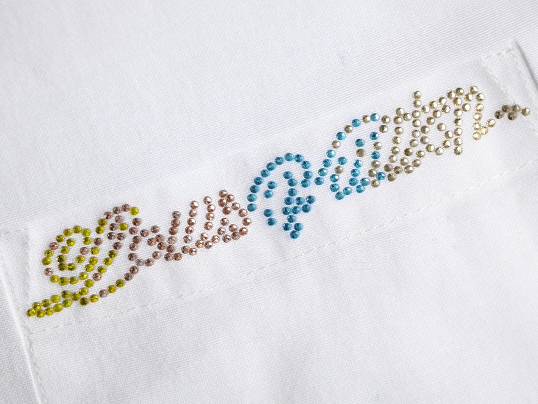 LV一比一白色刺繡襯衫 簡約風格 百搭款式 展現男士時尚魅力｜歐美奢侈品精品推薦